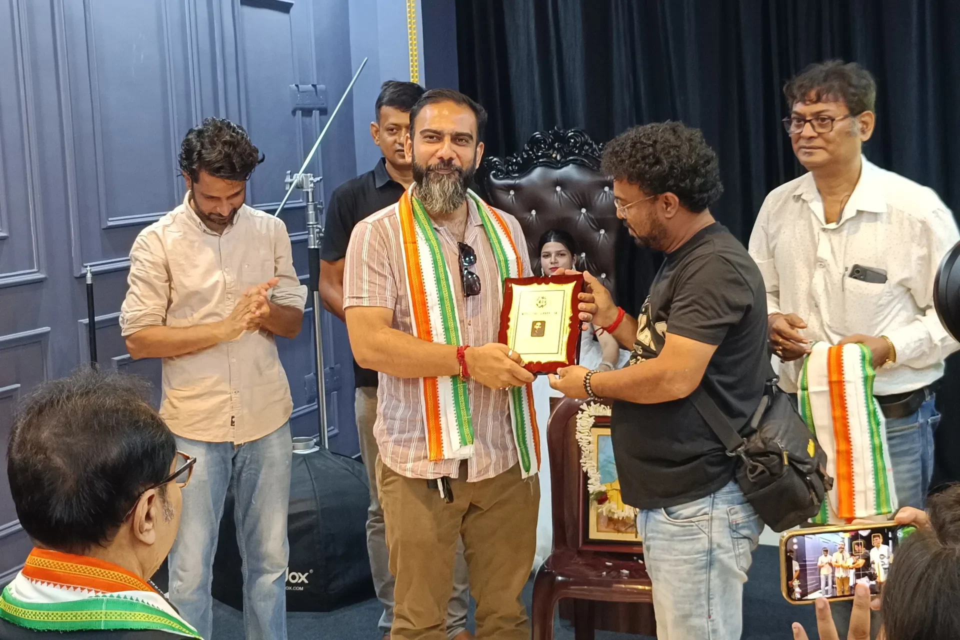 Mr. Riddhi Bhattacharjee was honored by the Bengal Photography Association.