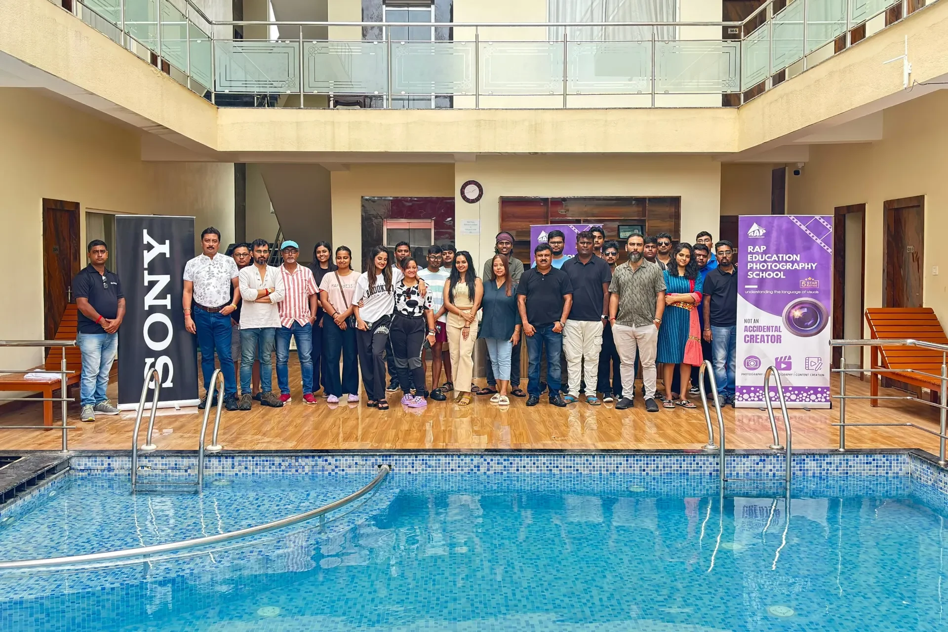 Outdoor fashion photography workshop by Sony India.