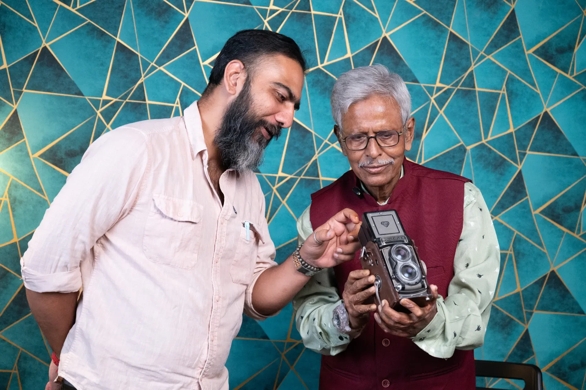 Mr. Tapas Kumar Basu and Our Founder, Mr. Riddhi Bhattacarjee.